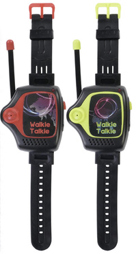 WALKIE TALKIE NA RĘKĘ KRÓTKOFALÓWKA DLA DZIECI ZEGAREK 2 sztuki
