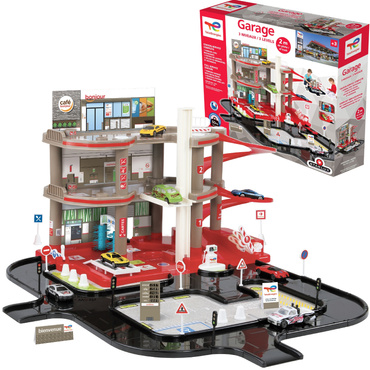 Mochtoys TOTAL DUŻY GARAŻ PARKING 3 POZIOMY Stacja TOR