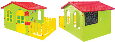 Mochtoys DOMEK XXL Z PŁOTKIEM DLA DZIECI DO OGRODU 12243
