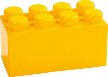 Klocki Budowlane GIGANT XXL CEGŁY 45 Elementów 