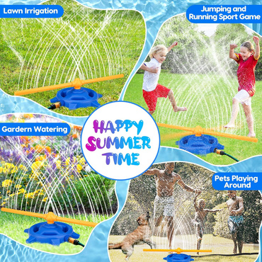 ZRASZACZ OGRODOWY OBROTOWY FONTANNA NATRYSK DZIECI