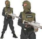 STRÓJ KARNAWAŁOWY POLICJA S.W.A.T. Policjant 152cm