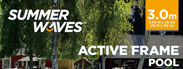 BASEN OGRODOWY STELAŻOWY 305x76 POMPA 1325l/h 10w1