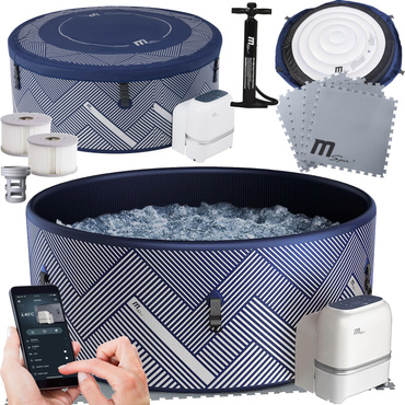 DUŻE DMUCHANE SPA NAVAL 6 os. OZONATOR HYDROMASAŻ WIFI MSpa