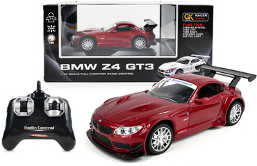 AUTO ZDALNIE STEROWANE BMW Z4 GT3 SAMOCHÓD RC NA PILOTA ŚWIATŁO 1:24