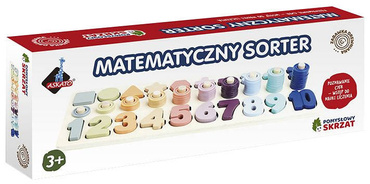 DREWNIANY SORTER Matematyczny NAUKA CYFEREK Askato