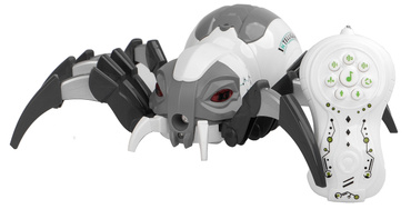 OGROMNY PAJĄK STEROWANY MECHANICZNY ROZPYLA MGŁĘ LED PILOT R/C USB