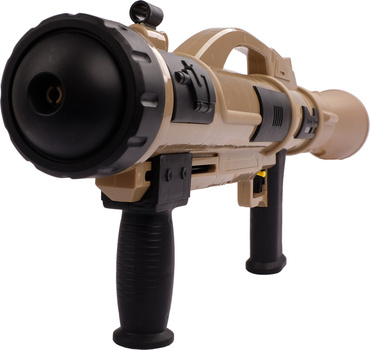 WIELKI PISTOLET NA WODĘ BAZOOKA 73cm SIKAWKA Pompa BROŃ WODNA 1100ml BEŻOWY