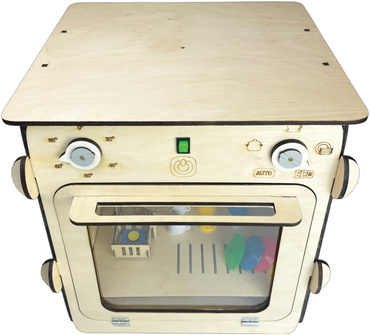 DUŻA DREWNIANA ZMYWARKA Z ŚWIATŁEM I AKCESORIAMI DLA DZIECI