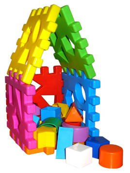 KOSTKA EDUKACYJNA WIKI KLOCKI WAFLE SORTER 24 el