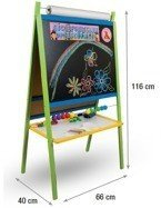 TABLICA 5w1 MAGNETYCZNA KREDOWA PAPIER LICZYDŁO