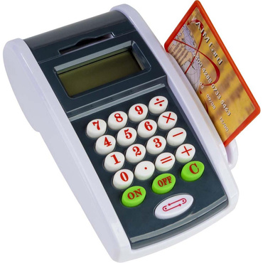 TERMINAL PŁATNICZY DLA DZIECI Z KALKULATOREM elektroniczny CZYTNIK KART