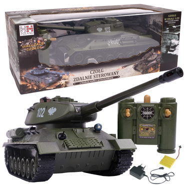 CZOŁG T34 RUDY 102 STEROWANY RC WALCZĄCE CZOŁGI 