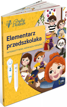 CZYTAJ Z ALBIKIEM ELEMENTARZ PRZEDSZKOLAKA ZESTAW MÓWIĄCE PIÓRO Z KSIĄŻKĄ