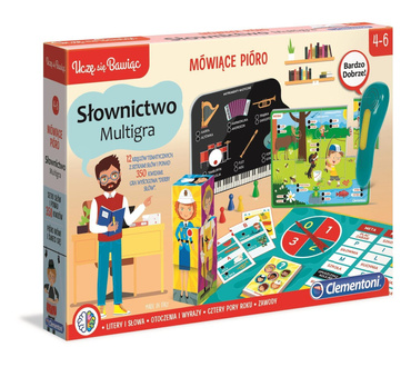 SŁOWNICTWO MULTIGRA MÓWIĄCE PIÓRO GRA CLEMENTONI