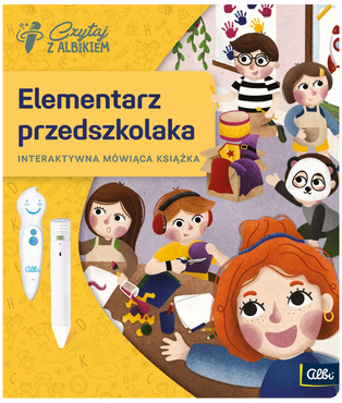 CZYTAJ Z ALBIKIEM ELEMENTARZ PRZEDSZKOLAKA ZESTAW MÓWIĄCE PIÓRO Z KSIĄŻKĄ
