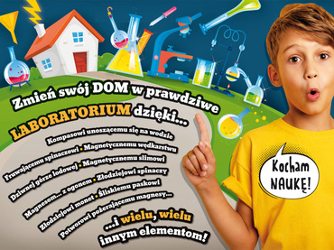 MAGNETYZM NAUKA W DOMU ZESTAW 50 EKSPERYMENTÓW LISCIANI
