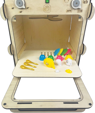 DUŻA DREWNIANA ZMYWARKA Z ŚWIATŁEM I AKCESORIAMI DLA DZIECI