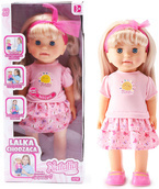 LALKA Natalia CHODZĄCA INTERAKTYWNA MÓWI po polsku ŚPIEWA 40cm