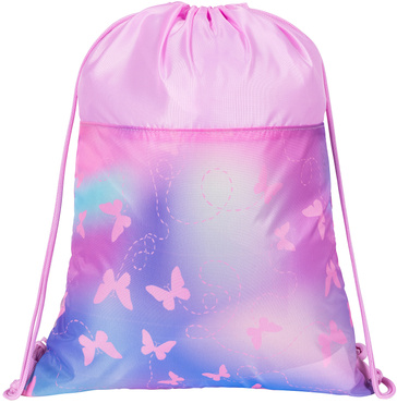 WOREK SZKOLNY NA OBUWIE WF ST.RIGHT różowe motylki PINK BUTTERFLIES