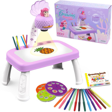 PROJEKTOR RZUTNIK DO RYSOWANIA STOLIK TABLICA 2w1 SYRENKA SYRENA