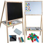 REGULOWANA TABLICA MAGNETYCZNA KREDOWA 2w1 108-149cm