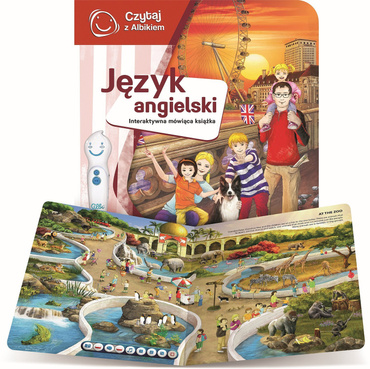 DUŻY ZESTAW JĘZYK ANGIELSKI + MÓWIĄCE PIÓRO CZYTAJ Z ALBIKIEM 