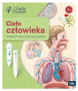 CZYTAJ Z ALBIKIEM CIAŁO CZŁOWIEKA ZESTAW MÓWIĄCE PIÓRO Z KSIĄŻKĄ