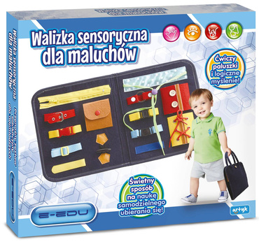 WALIZKA SENSORYCZNA TORBA MANIPULACYJNA MONTESSORI