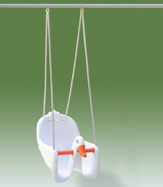 DUŻA HUŚTAWKA Kubełkowa BEZPIECZNA ŁABĘDŹ 10m+ 25kg