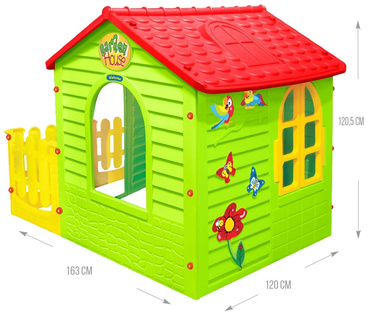 DOMEK + ZJEŻDŻALNIA 12603 + STOLIK MOCHTOYS PLAC ZABAW