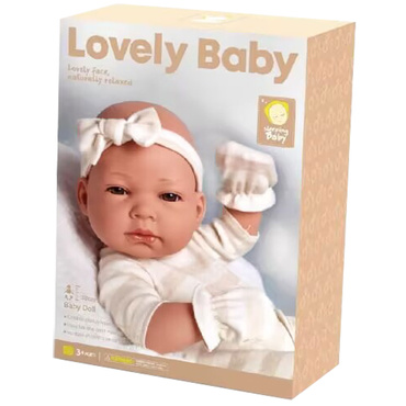 LALKA BOBAS REALISTYCZNA + AKCESORIA kocyk becik smoczek 38 cm NA PREZENT 