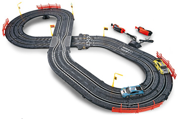 DUŻY TOR SAMOCHODOWY 3w1 Wyścigowy 320cm 2 AUTA AUDI R8 3 wersje toru LICENCJA AUDI