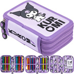 PIÓRNIK POTRÓJNY Z WYPOSAŻENIEM PC-05 KUROMI VIOLET