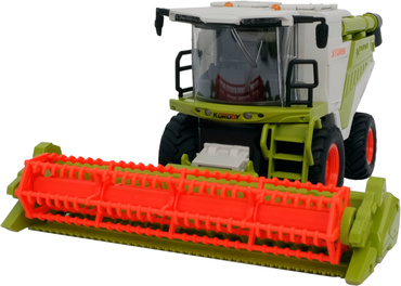 KOMBAJN ZDALNIE STEROWANY Zbożowy TRAKTOR Światła DYM Z KOMINA RC USB