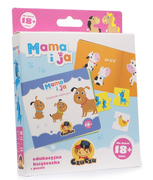 CzuCzu MAMA I JA KSIĄŻECZKA EDUKACYJNA + PUZZLE