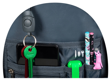 PLECAK SZKOLNY TORNISTER SZACHOWNICA MOTYLKI 4-KOMOROWY ST.RIGHT BP-01 CHESSBOARD BUTTERFLIES