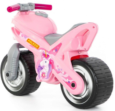 MOTOREK ROWEREK BIEGOWY JEŹDZIK DUŻY MOTOR MX JEDNOROŻEC 69cm RÓŻOWY