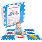 MATA PIANKOWA EVA 86x86 PUZZLE PODWODNY ŚWIAT 9el