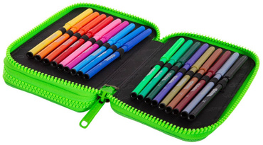 PIÓRNIK PODWÓJNY Z WYPOSAŻENIEM COOLPACK CITY JUNGLE PIXELE C66199
