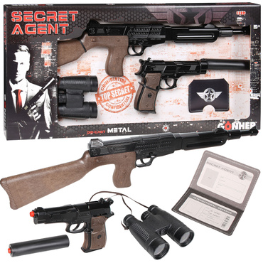 ZESTAW AGENTA PISTOLET KARABIN Na Kapiszony GONHER 239/6