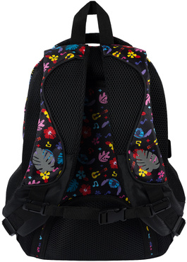 PLECAK TORNISTER SZKOLNY 4-KOMOROWY BPL-58 STITCH BLACK ALOHA