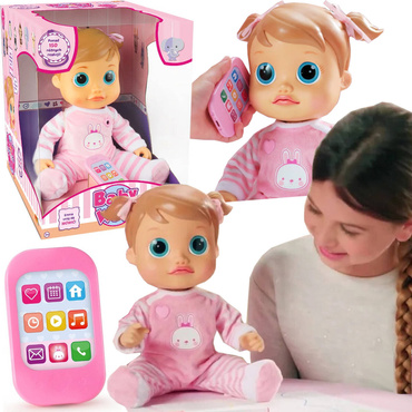INTERAKTYWNA LALKA EMMA MÓWIĄCA 38cm UCZY SIĘ MÓWIĆ POWTARZA SŁOWA EPEE 