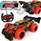 SAMOCHÓD Wyścigowy AUTO FUTURE ZDALNIE STEROWANE RC DYMI światło LED CZERWONY