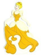 DUŻA DEKORACJA PIANKOWA KOPCIUSZEK Disney