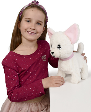 PIESEK INTERAKTYWNY CHODZĄCY PIES SZCZEKA REAGUJE NA DOTYK NATALIA