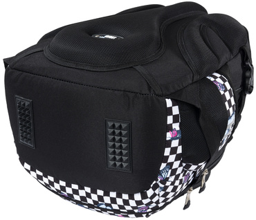 PLECAK SZKOLNY TORNISTER SZACHOWNICA MOTYLKI 4-KOMOROWY ST.RIGHT BP-01 CHESSBOARD BUTTERFLIES