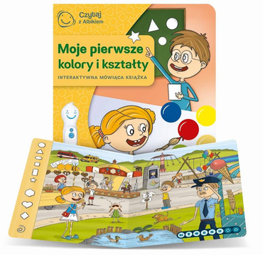 CZYTAJ Z ALBIKIEM MOJE PIERWSZE KOLORY I KSZTAŁTY INTERAKTYWNA KSIAŻKA