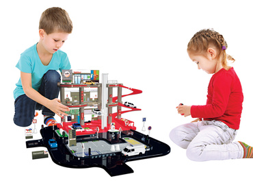 Mochtoys TOTAL DUŻY GARAŻ PARKING 3 POZIOMY Stacja TOR