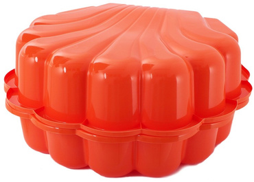 2szt MOCNA PIASKOWNICA Basen MUSZELKA Twins Orange POMARAŃCZOWA
